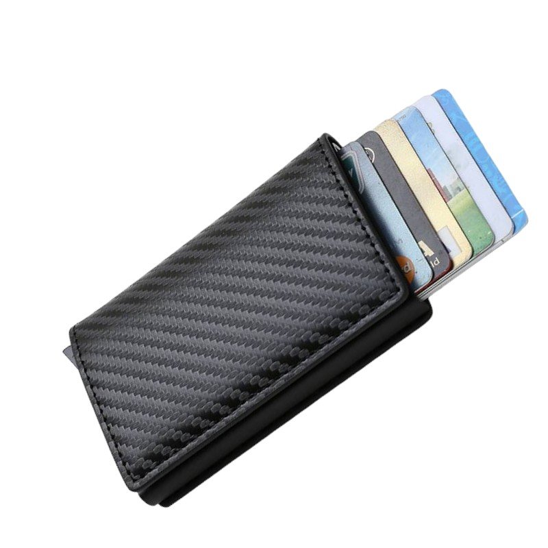 Pop Up Herren Geldbörse PU Leder Herren ohne Münzfach