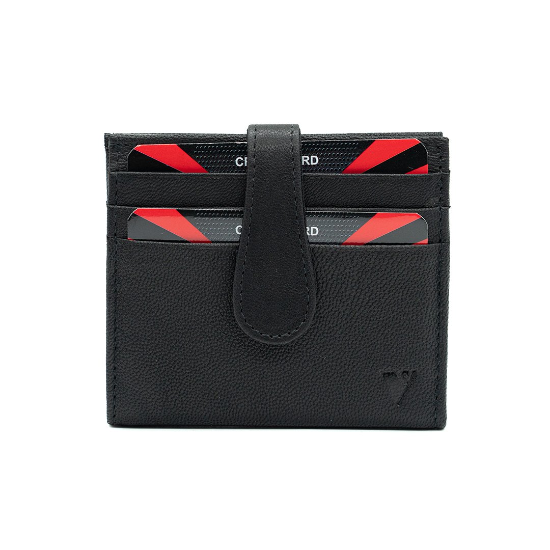 Beste echtleder Kartenetui Geldbörse faltbar mit 12 Karten